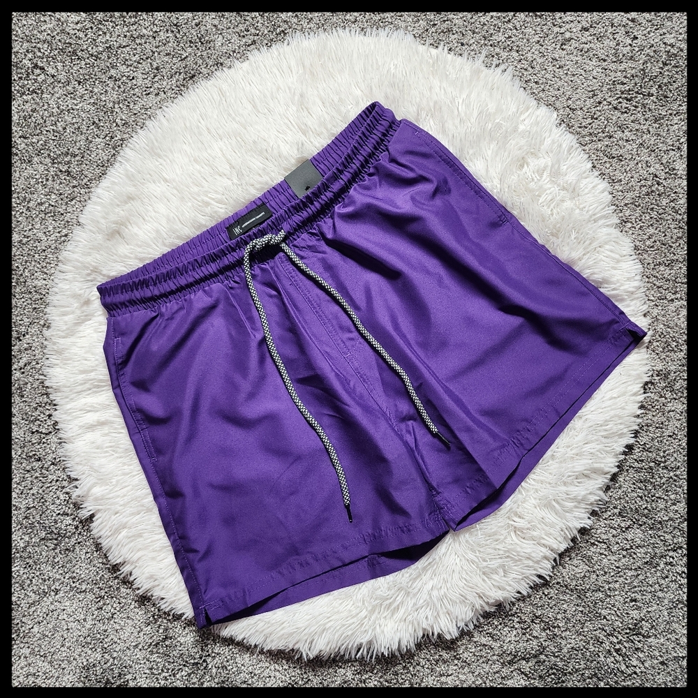 INC International Concepts Purple Swim Trunks
